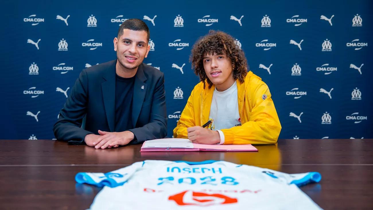 官方：马赛签下索肖19岁中场约瑟夫，他将加入马赛二队
